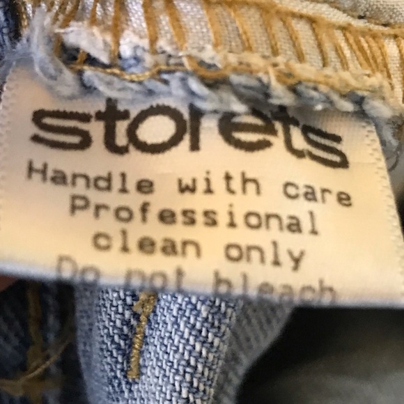 Storets Belted Cuff Denim Jeans Size S - Picture 11 of 12